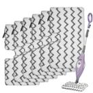 Almofadas de reposição Steam Mop imeccalive S3501 S3601 x6 Almofadas de reposição Steam Mop imeccalive S3501 S3601 x6