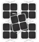 Almofadas de Reposição TENS NURSAL (20 Unidades) - 2x2" Pretas