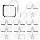 Almofadas de reposição TENS Unit Molufeibe, sem látex, 24 unidades, 2x2cm