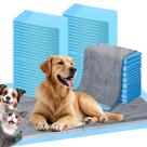 Almofadas de treinamento para cães FluffyDream Ultra Charcoal 40 unidades 60x90cm