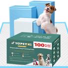 Almofadas de xixi para cães YOPETKI extra grandes, 100 unidades, 71 cm x 86 cm