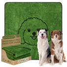 Almofadas de xixi reutilizáveis para cães Qeils, pacote com 2, 122 x 122 cm, laváveis