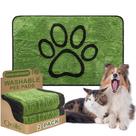 Almofadas de xixi reutilizáveis para cães Qeils, pacote com 2, laváveis 76x122 cm