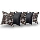 Almofadas Decorativas 5 Unidades Com Ziper e Refil Silicone