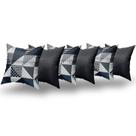 Almofadas Decorativas 6 Unidades Com Ziper e Refil de Silicone
