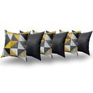 Almofadas Decorativas 6 Unidades Com Ziper e Refil Silicone