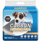 Almofadas Descartáveis para Cães HONEY CARE - Ultra Absorventes com Carvão - Pacote com 100 Unidades