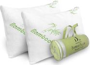 Almofadas DreamField Linen Memory Foam Rayon Bamboo Queen x2