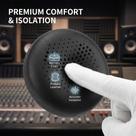 Almofadas Fone De Ouvido Compatível Com AKG Y500 Espuma Macia material sintético Reposição Par Earpads