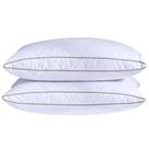 Almofadas Goose Down Feather puredown, conjunto padrão de 2