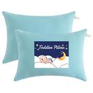 Almofadas infantis NTBAY Down Alternative 33x46cm Aqua, pacote com 2