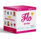 Almofadas menstruais Flo Bamboo Day com asas, superabsorventes, 16 almofadas