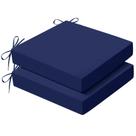 Almofadas para Cadeira Externa Zonamat 48x48x8 cm Impermeáveis Azul-Marinho Almofadas para Cadeira Externa Zonamat 48x48x8 cm Impermeáveis Azul-Marinho