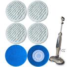 Almofadas para Mop a Vapor HXZIYI, kit com 6 para Shark série S7000 Almofadas para Mop a Vapor HXZIYI, kit com 6 para Shark série S7000