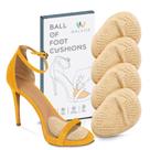 Almofadas para pés Walkize Metatarsal, inserções de calcanhar femininas (2 pares)