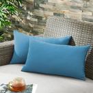 Almofadas para uso externo puredown Feathers/Pown Filled Blue