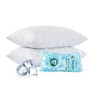 Almofadas refrescantes Dreamood Queen Size, conjunto de 2 espumas viscoelásticas