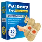 Almofadas removedoras de verrugas WABRINY Maximum Strength, pacote com 30