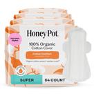 Almofadas sanitárias The Honey Pot Company Non-Herbal Super 64ct Almofadas sanitárias The Honey Pot Company Non-Herbal Super 64ct