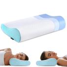 Almofadas viscoelásticas Almofada de pescoço Almofada de cama para dormir Almofada ergonômica de contorno cervical para dormência lateral, costas e barriga para dores no pescoço e ombros