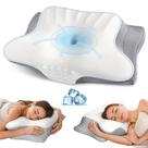 Almohada Cervical para Cuello Ylekto de Espuma Viscoelástica con Efecto Refrescante 63x40 cm