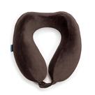 Almohada de Viaje Brookstone para Cuello con Espuma de Memoria Contorneada Marrón
