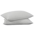 Almohada Puredown Estándar 51x66 cm Set de 2 con Plumas de Ganso Gris