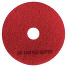 Almohadilla Abrillantadora 3M Roja 5100 para Piso Rotatorio o Automático de 33 cm