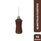 Almotolia Plástico 250 ML Ambar Bico Reto (CX C/10) - J.prolab