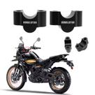Alongador Riser Guidão Eleva 27mm Himalayan 450 2025 diante COR:PRETO