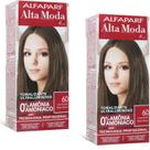 Alta Moda Alfaparf kit c/2 Tonalizante 60 Louro Escuro 120g Alta Moda Alfaparf kit c/2 Tonalizante 60 Louro Escuro 120g