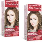 Alta Moda Alfaparf kit c/2 Tonalizante 70 Louro Médio 120g Alta Moda Alfaparf kit c/2 Tonalizante 70 Louro Médio 120g