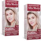 Alta Moda Alfaparf kit c/2 Tonalizante 921 Louro Claríssimo Irisé 120g Alta Moda Alfaparf kit c/2 Tonalizante 921 Louro Claríssimo Irisé 120g