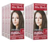 Alta Moda Alfaparf kit c/6 Tonalizante 60 Louro Escuro 120g Alta Moda Alfaparf kit c/6 Tonalizante 60 Louro Escuro 120g