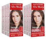Alta Moda Alfaparf kit c/6 Tonalizante 721 Louro Médio Irisé Cinza 120g Alta Moda Alfaparf kit c/6 Tonalizante 721 Louro Médio Irisé Cinza 120g