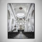 Altar com cruz Quadro Religioso MDF 30x20cm