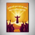 Altar Igreja Catolica Placa Decorativa Religiosa 30x20 cm