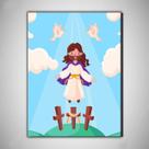 Altar Igreja Catolica Placa Decorativa Religiosa 30x20 cm