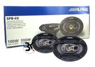 Alto Falante Alpine Spb69 6x9'' Triaxial 200w Rms Quadraxial