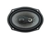 Alto-falante American Bass SQ 6.9, coaxial de 3 vias, 200 W, 4 Ohm, 25 onças Alto-falante American Bass SQ 6.9, coaxial de 3 vias, 200 W, 4 Ohm, 25 onças