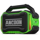 Alto-falante Bluetooth ANCOON 80W Peak Power IPX6 verde impermeável