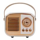 Alto-falante Bluetooth Aresrora Retro Vintage Style Bege