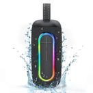 Alto-falante Bluetooth AWEI Loud 40W com microfone IPX7, luz RGB impermeável