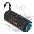 Alto-falante Bluetooth COOPERS sem fio IPX5 com luz RGB impermeável