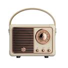 Alto-falante Bluetooth Dosmix Retro Vintage Amarelo
