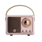 Alto-falante Bluetooth Dosmix Retro Vintage Decor Rosa