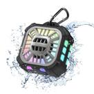 Alto-falante Bluetooth INSMY Shower IP67 impermeável preto