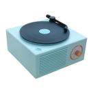 Alto-falante Bluetooth KintiSun KX10 em vinil verde à moda antiga