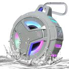 Alto-falante Bluetooth para chuveiro EBODA IPX7 cinza impermeável