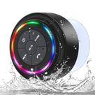 Alto-falante Bluetooth para chuveiro NITMTYOU à prova d'água com luz LED
